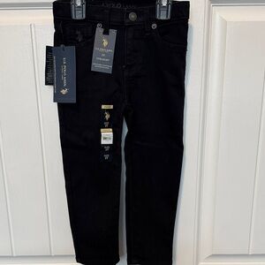 U.S. Polo Assn. Kids Black Jeans